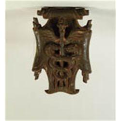 CAST IRON APOTHECARY TRADE SIGN.