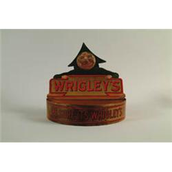 WRIGLEY'S CHEWING GUM TIN COUNTER DISPLAY.