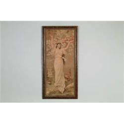 LARGE LITHO ROLL DOWN ADVERTISEMENT FOR THE UNION PACIFIC TEA CO.