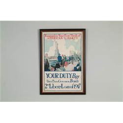 WWI LIBERTY BOND POSTER. 