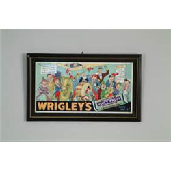 ADVERTISING TROLLEY CAR FOR WRIGLEY'S GUM.  