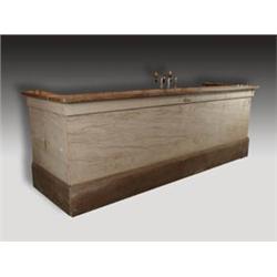 LARGE MARBLE SODA FOUNTAIN.