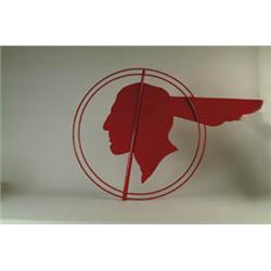 PONTIAC INDIAN DEALERSHIP SIGN.