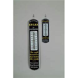 LARGE ENAMEL THERMOMETER FOR EX-LAX.