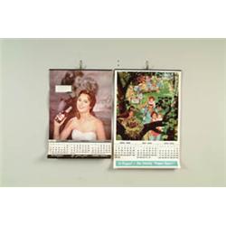 LOT OF 2 DR. PEPPER CALENDARS.