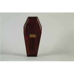 SALESMAN SAMPLE COFFIN.