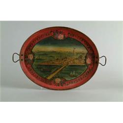 TOLL PAINTED TRAY.