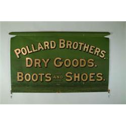 SHOPKEEPER'S ADV. WINDOW SHADE.