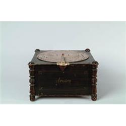 ARISTON 13" CARDBOARD DISC TABLETOP ORGAN.