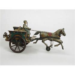 LITHOGRAPHED OXFORD TRAP WITH DRIVER.