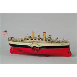 GERMAN PADDLEWHEEL LAKE BOAT "KRONPRINZ".