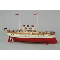 14" GERMAN BATTLESHIP.