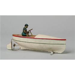 7" GERMAN LAUNCH BOAT.