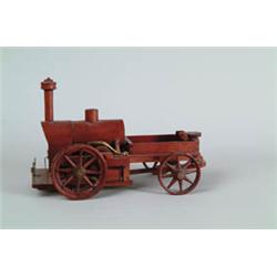 PATENT MODEL:  O.C. HARRIS STEAM ROAD WAGON.