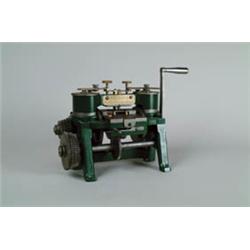 PATENT MODEL:  J.B. STETSON LEATHER CREASING.