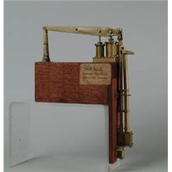 PATENT MODEL:  W.P. BARCLAY HYDRAULIC AND WIRE ROPE PUMPING SYSTEM.