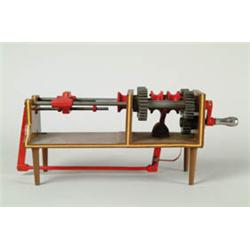 PATENT MODEL:  S.H. WRIGHT MACHINE FOR THREADING BOLTS.