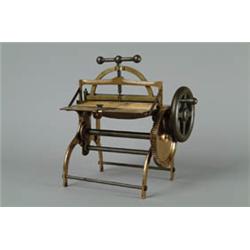 PATENT MODEL:  T.W. HOUCHIN MACHINE FOR CUTTING PAPER.