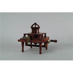 PATENT MODEL:  G.T. FOSTER PEAT MACHINE.