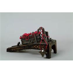 PATENT MODEL:  HOUSE & HOUSE KNITTING MACHINE.