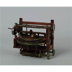 TWO SMALL BOXES OF MISC. PATENT MODEL PARTS.