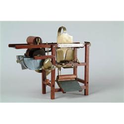 PATENT MODEL:  OAK PERIOD E. DAVIDSON PAPER BAG MACHINE.