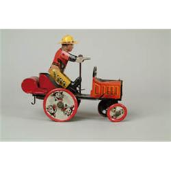 MARX W/UP COWBOY WHOOPEE CAR.