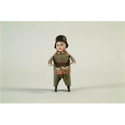 WINDUP SCHUCO GERMAN SOLDIER WITH DRUM 