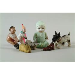 LOT OF 4 JAPANESE W/UP TOYS.