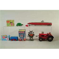 MISC. LOT OF 9 MODERN TOYS.