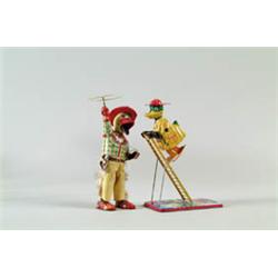 LOT OF 4 JAPANESE W/UP TOYS.