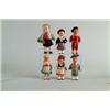 Image 1 : LOT OF 6 W/UP DOLLS.