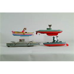 LOT OF 4 MECH. BOATS.