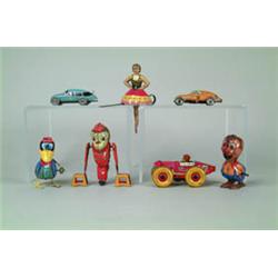 LOT OF 7 MARX MECH. TOYS.