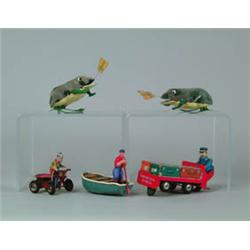 LOT OF FIVE MISC. W/UP TOYS.