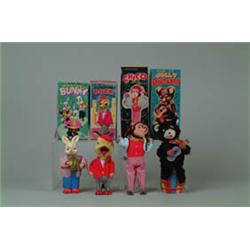 LOT OF 8 JAPANESE TOYS W/OB.