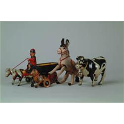 LOT OF FOUR W/UP TOYS.