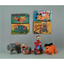 LOT OF 8 W/UP TOYS W/ORIG. BOXES.