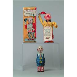LOT OF TWO CLOWN TOYS.