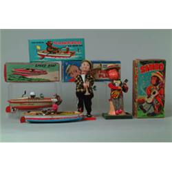 LOT OF JAPANESE TOYS IN ORIG. BOXES.