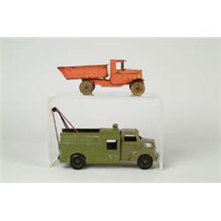 LOT OF 2 TOY TRUCKS.  