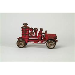 CAST IRON FIRE TRUCK.