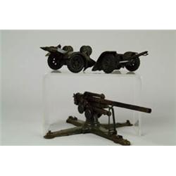 LIONEL HOUSSER CANNON AND ACCESSORIES.