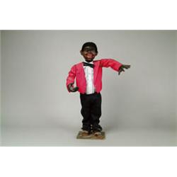 ANIMATED BLACK BOY STORE DISPLAY.