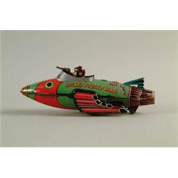 BUCK ROGERS POLICE PATROL ROCKET.  