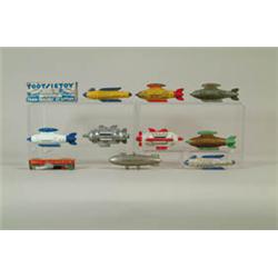 LOT OF 8 BUCK ROGERS TOOTSIE TOYS.