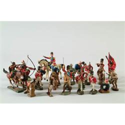 LOT OF APPROX. 75 ELASTOLIN/COMPO FIGURES.