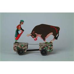 MARX FERDINAND THE BULL WITH FIGHTER.