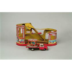 LOT OF 2 TIN CARNIVAL TOYS.