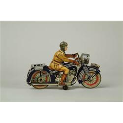 GERMAN TIN WINDUP MOTORCYCLE.